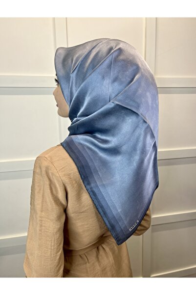 Aker Silk Scarf 2023-2024 Autumn Winter, Stonewashed Sura Silk Ice Blue 8783757