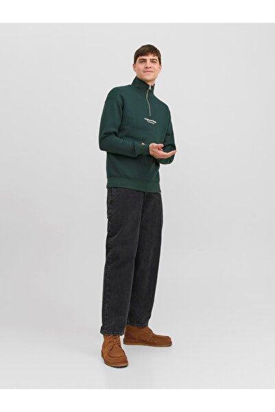 Jack & Jones Φούτερ JACK&JONES 12241777 με τρίμαυρο φερμουάρ