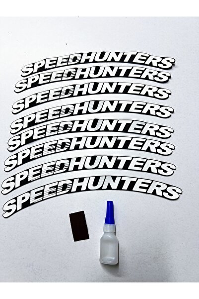 8 Pcs Speed Hunters Tyre Lettering Motorcycle And Automobile Speedhunter Tyre Lettering Sticker Arma