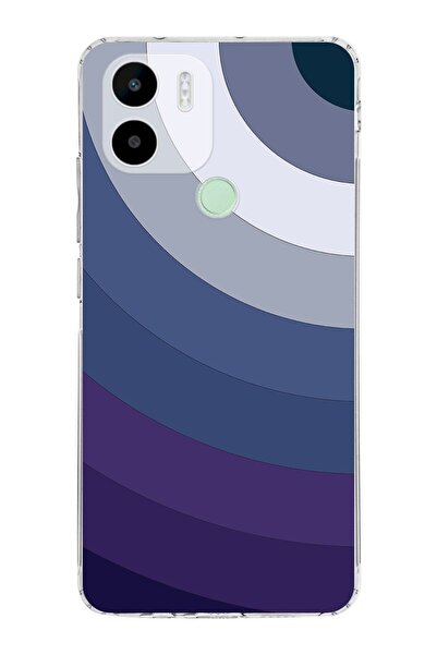 PrintiFy Redmi A2 Plus Slim Fit Kapak Renk Cümbüşü Tasarımlı Şeffaf Silikon
