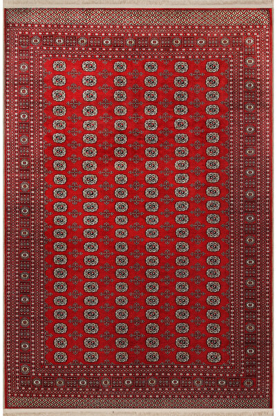 Rugs Modern Halı Kırmızı Temalı Geleneksel Motif Desenli Vintage Dekoratif Ha...