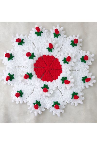 Örgü lif Hand Knitted Set of 3 Washcloth Dowry Bath Washcloth
