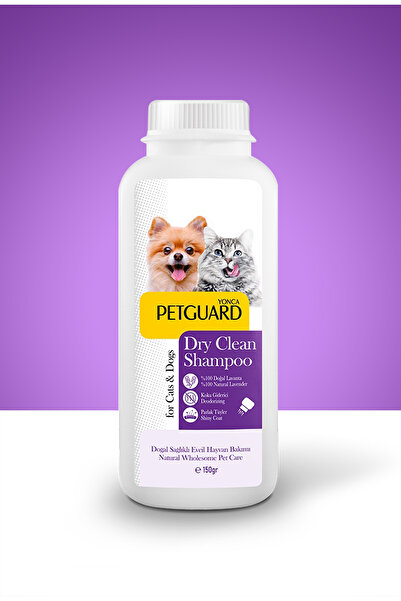 Petguard Lavanta Dry Clean Shampoo 150gr. Kedi, Köpek Şampuanı Doğal Lavantal...