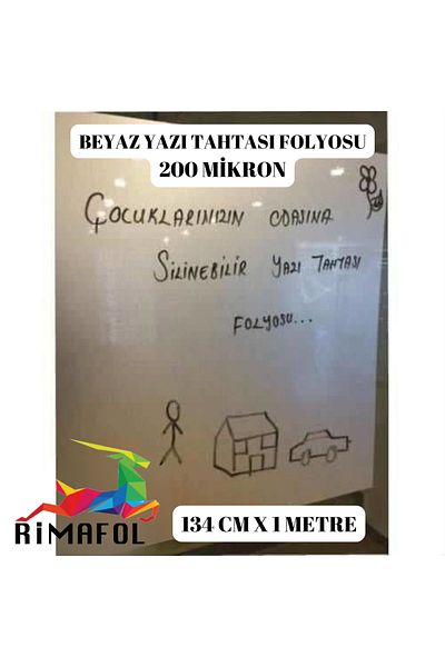 RİMAFOL White Blackboard Foil 134x1 Meter 200 Micron