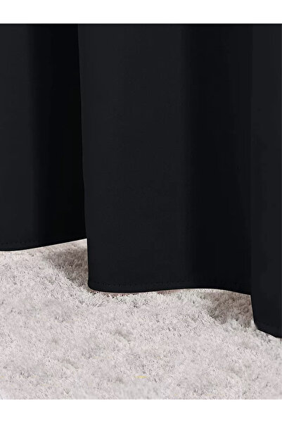 Cortibo Blackout Blackout Background Curtain Black