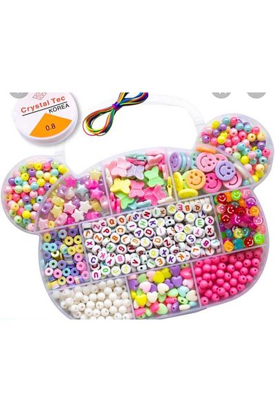 yiğit aksesuar Teddy Bear Patterned Box πλαστικά είδη κατασκευής κοσμημάτων αναψυχής και χόμπι