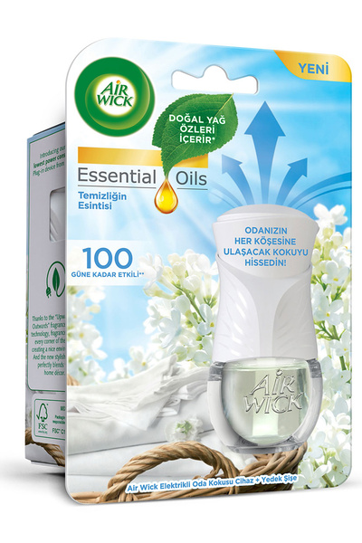 Air Wick Elektrikli Oda Kokusu Kit Temizliğin Esintisi (1 CİHAZ 1 KOKU)