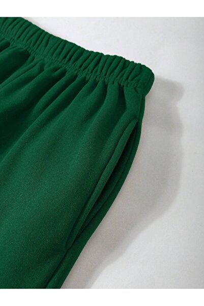 MOONBULL Men's Have A Good Day Printed Crew Neck Tracksuit Set