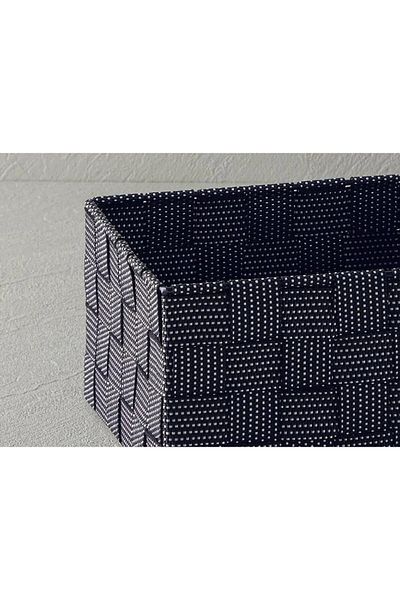 English Home Поліпропіленовий кошик Shine Black 14x14x75 см
