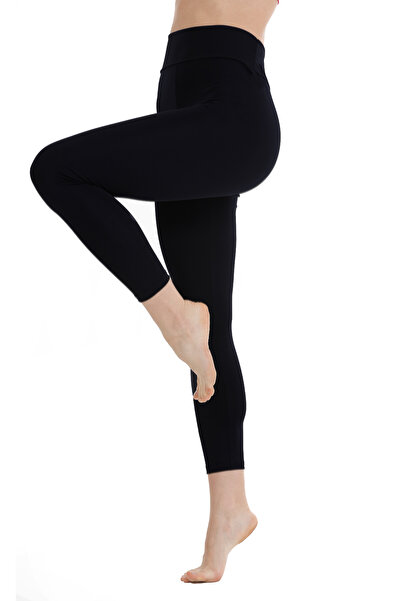 ATİLLA İÇ GİYİM Dalgıç Kışlık ( Şardonlu)tayt- Yüksek Bel Siyah