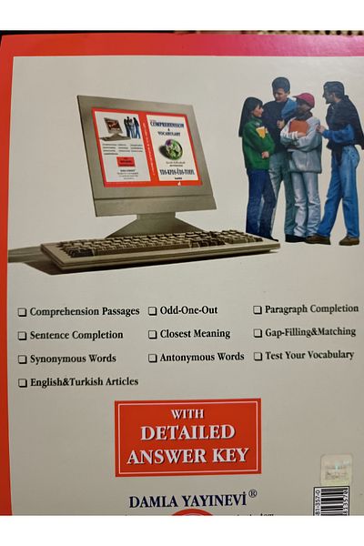 Damla Yayınevi TEST YOUR COMPREHENSION VOCABULARY - 189 PARAGRAPH YDS KPDS UDS TOEFL WITH DISCRIPTIONS