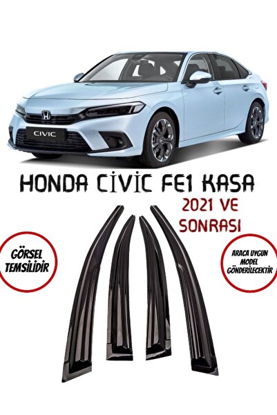 BALP Honda Civic FE1 Kasa Hb Sd 2021 ve Sonrası Cam Rüzgarlığı 4lü
