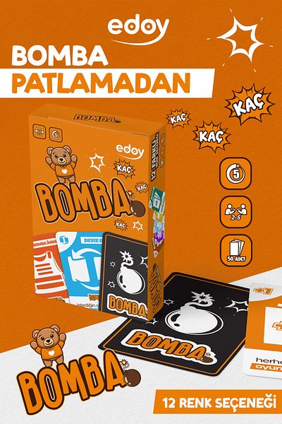 edoy New Box Game BOMB!Are You Ready to Fun with 50 Card Game BOMB