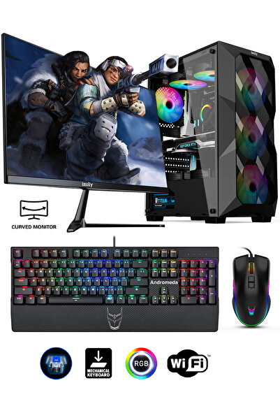 IZOLY Nymph X Ryzen 5 4600g 16gb 512gb M.2 Nvme 24" Oyuncu Masaüstü Bilgisayarı