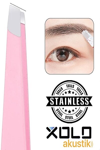 xolo Akustik Cımbız Serisi Renkli Çelik Cımbız Kalın Kesik Uçlu Yan Kıl Tüy C...