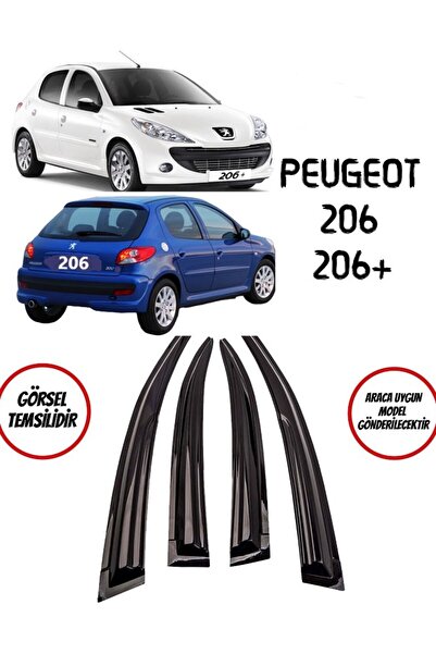 BALP Peugeot 206 Cam Rüzgarlığı 4-lü Takım