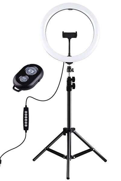 Deyatech 12 Inç Ring Light Led Işık Youtube,makyaj,kuaför Make Up Tripod
