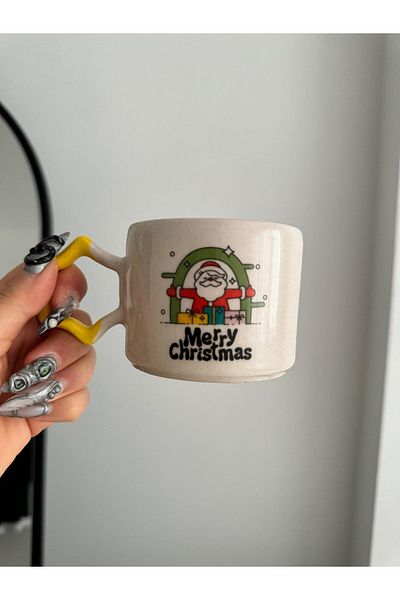 Planet Butik Merry Christmas Star Mug