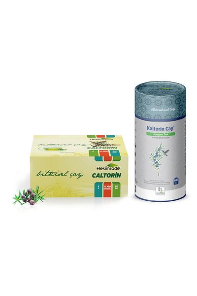 Hekimzade Caltorin & Caltorin - Herbal Package Tea Containing Juniper Herb - 60 Pieces (3gr)
