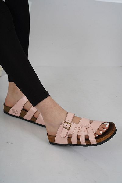 Osso Genuine Leather Women's Flat Slippers211124604
