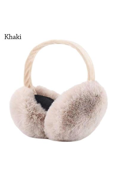 KİDSLİNE Foldable Cold Protective Furry Plush Earmuff