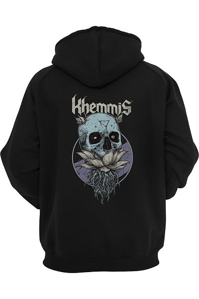 Edizen Φούτερ με κουκούλα Khemmis εμπρός και πίσω 2024 Oversize Premium 100% βαμβάκι