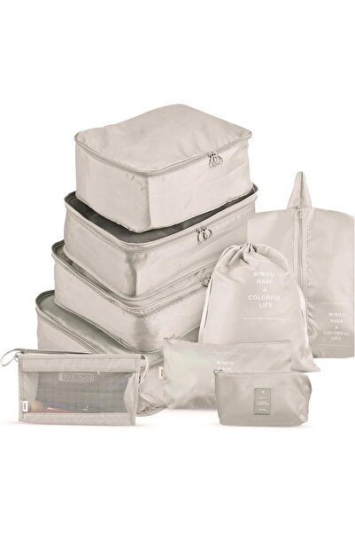 LUPPER Seyahat Organizatör Bavul Ambalaj Seti Saklama Kutuları Taşınabil bagaj 9 parça