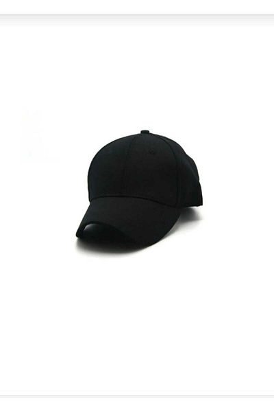 Betülce Adjustable Men's and Women's Plain Sports Hat with Velcro on the Back