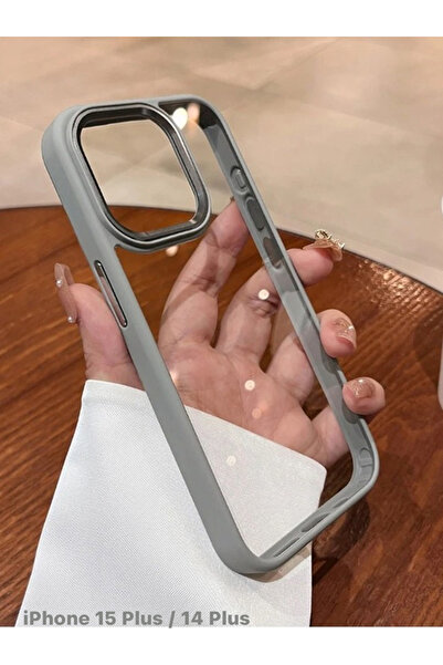 EDELFU غطاء لهاتف iPhone 15 Plus و14 Plus مصنوع من التيتانيوم غير الأصفر مع م...