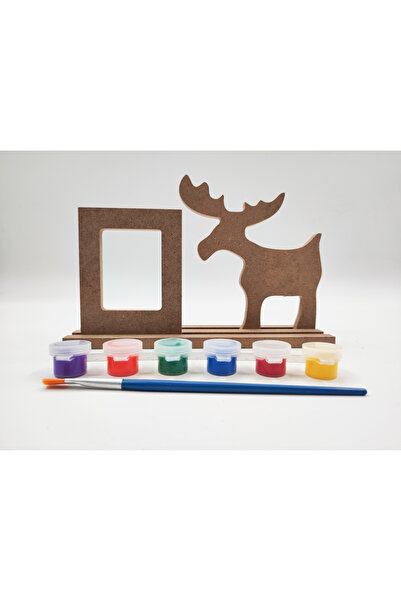 İCONS Ahşap Boyama Seti, Çocuk Aktivite Sanat Etkinliği, Çocuklar Için Hobi S...