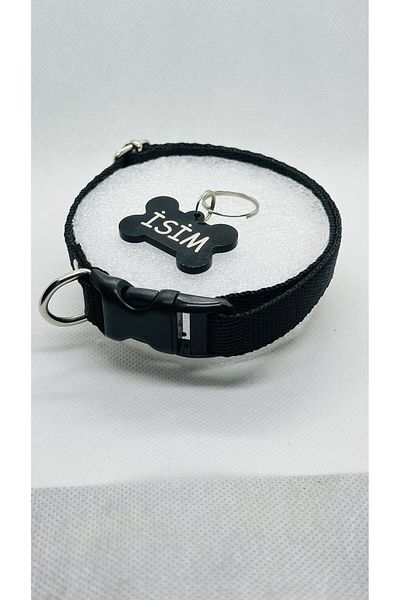 hebmeyy Dog Collar with Name Tag, Dog Tag, Dog Collar Tag