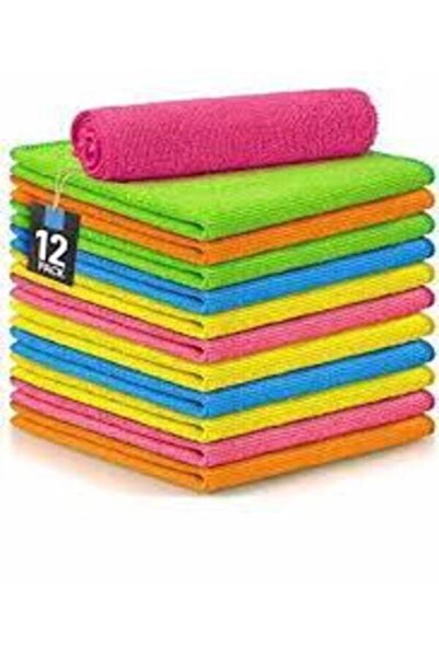 ariesgrup مجموعة قماش من الألياف الدقيقة من LOWER مكونة من 12 قطعة