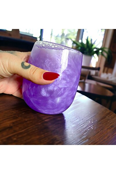 Moonart Design MOR 350ML Cam simli hareketli su/meşrubat/kokteyl bardağı