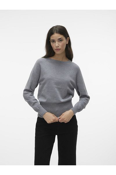 Vero Moda Strickpullover VMLAURA LS BOATNECK PULLOVER