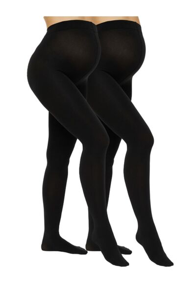 Mama Licious Kulturtasche 2er-pack Umstands-Strumpfhose