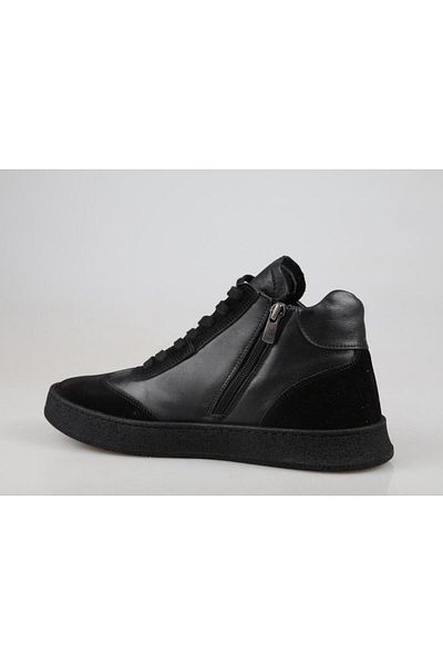 King West 23102 Μαύρες Suede Ανδρικές Μπότες