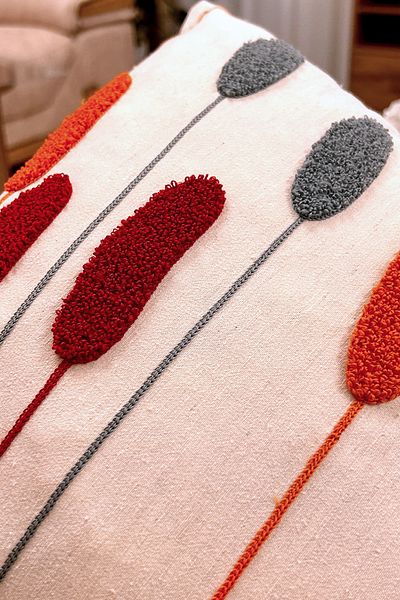 Filamente Κάλυμμα μαξιλαριού ειδικής σχεδίασης Real Punch Pattern Bohemian Throw Μπεζ