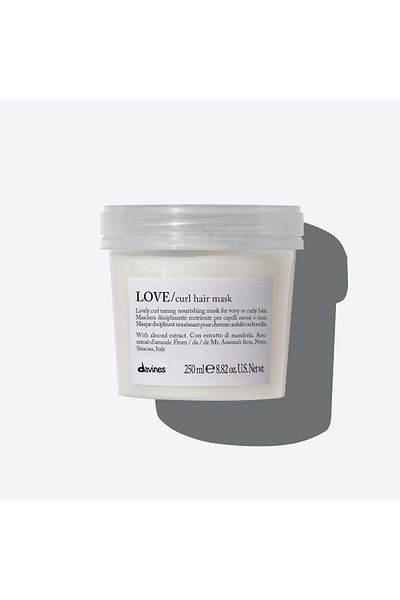 Davines Love Curl Hair Mask - 250ml Moisturizing and Curling Hair Mask