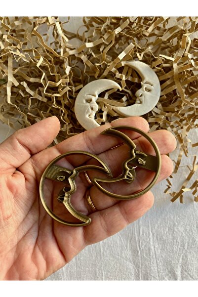 Volala قالب أقراط الهلال القمري لليد اليمنى واليسرى قطعتين