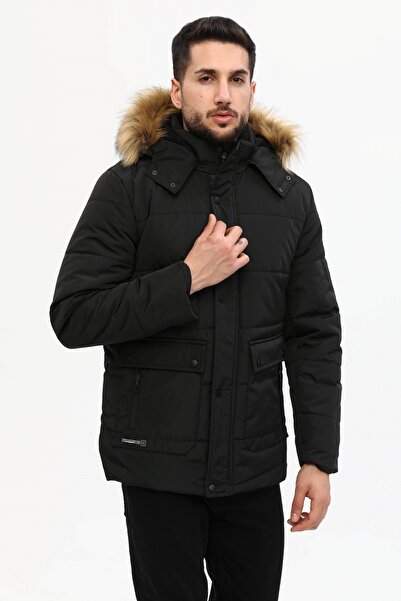 Pointback 5623 Siyah Rüzgar Geçirmez Memory Su Iticili Mont Kaban