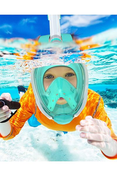 BERMUDA Fullface Mask Diving Mask Full Face Mask Fullface Snorkel Mask Fullface Diving Mask Xs