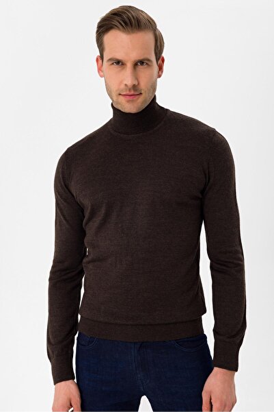 SÜVARİ Balıkçı Yaka Regular Düz Triko