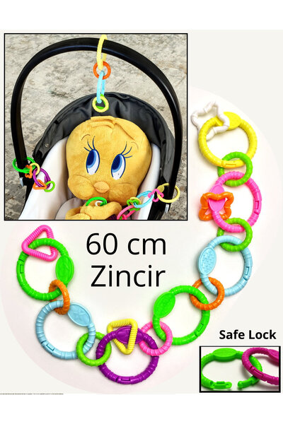 Schmülzer Oyun minderi Aksesuarı kilitli Renkli Halkalar60 cm 17 parça