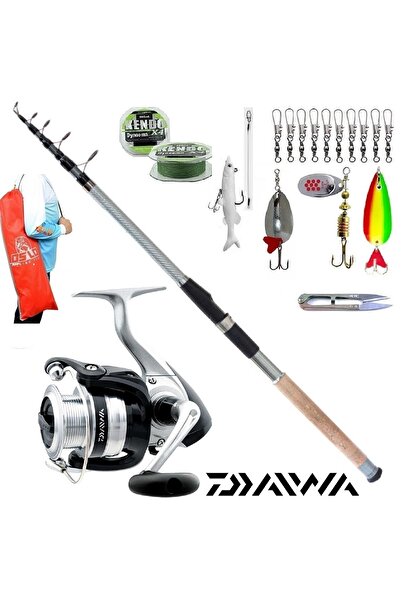 daiwa Strikeforce 2500 B Remixon Carbo-x 270cm 60-120gr Turna Tele Spin Olta ...