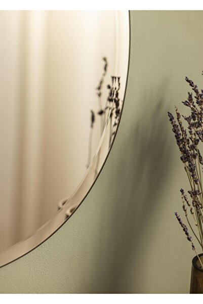 MKS Design Bizoteli Bronz Damla Ayna / Damla Asimetrik Ayna / Dekor Aynası / Konsol Aynası / Düzensiz Ayna