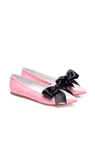 JustBow Women's Daily Powder Ballerinas