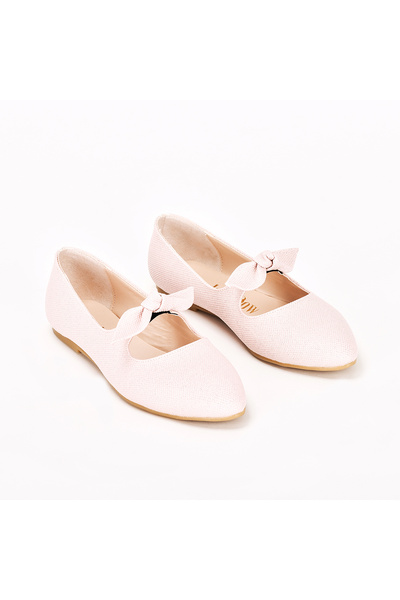 JustBow Women's Daily Pink Ballerinas