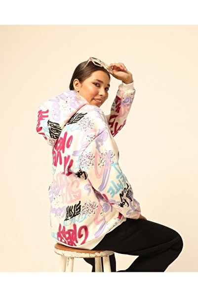 LACASE Φούτερ Unisex Oversize με στάμπα