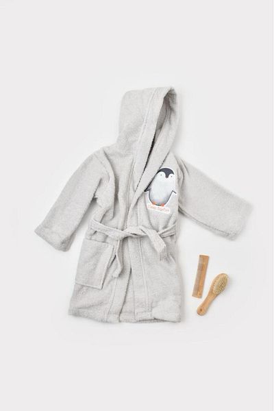 Biorganics Penguin Children's Bathrobe
