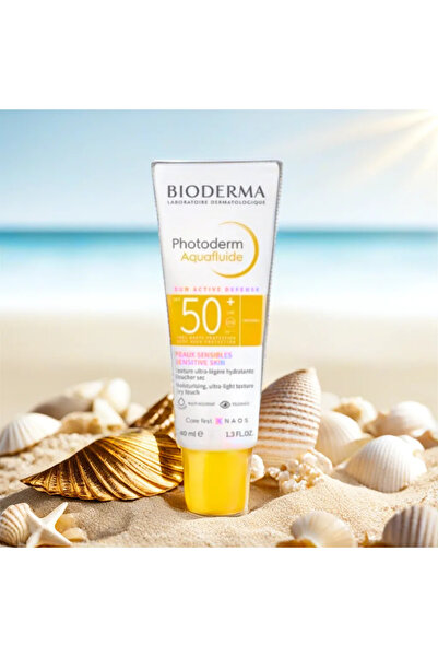 Bioderma Photoderm Aquafluid SPF50+ Tüm Ciltler Yüksek Korumalı Renksiz Güneş...